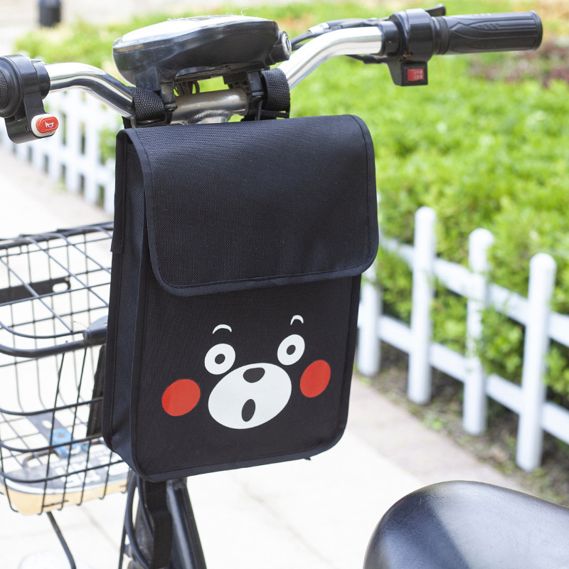 Electric bicycle bicycle hanging bag bag front handle large capacity three-dimensional storage bag motorcycle hanging bag storage bag
