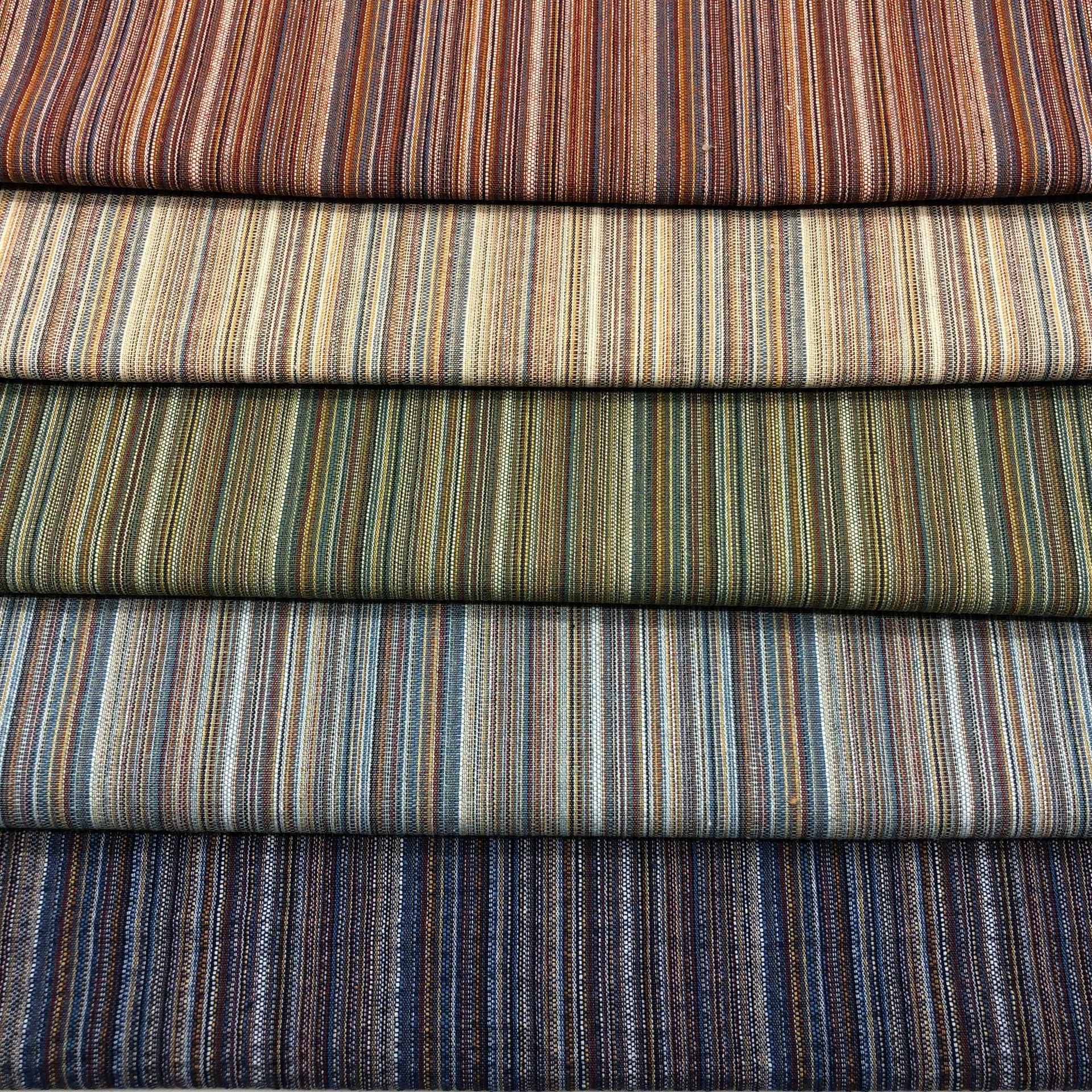 In-stock ethnic style woven striped fabric, women's shirts, long skirts, children's short-sleeved shorts, striped fabric