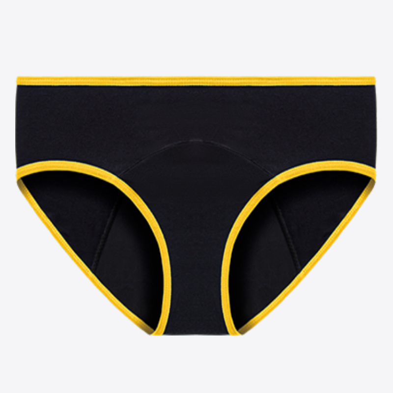 Picture of Foreign trade color side menstrual period underwear women's cross-border low waist plus size large flow three-layer menstruation period underwear