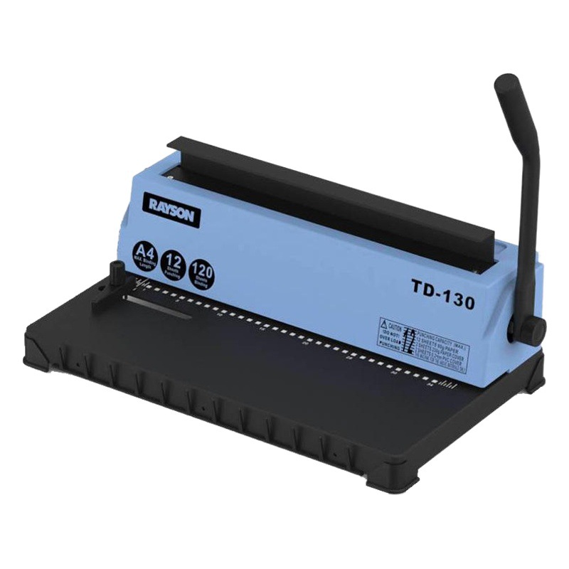 Reisheng iron ring binding machine TD-130 double coil cross-border 34-hole album office file menu desk calendar punching machine