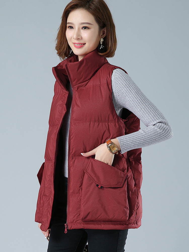 Picture of Best Selling plus size Loose Casual Down Jacket Vest Women's New Elegant All-match Middle-aged Lightweight Jacket