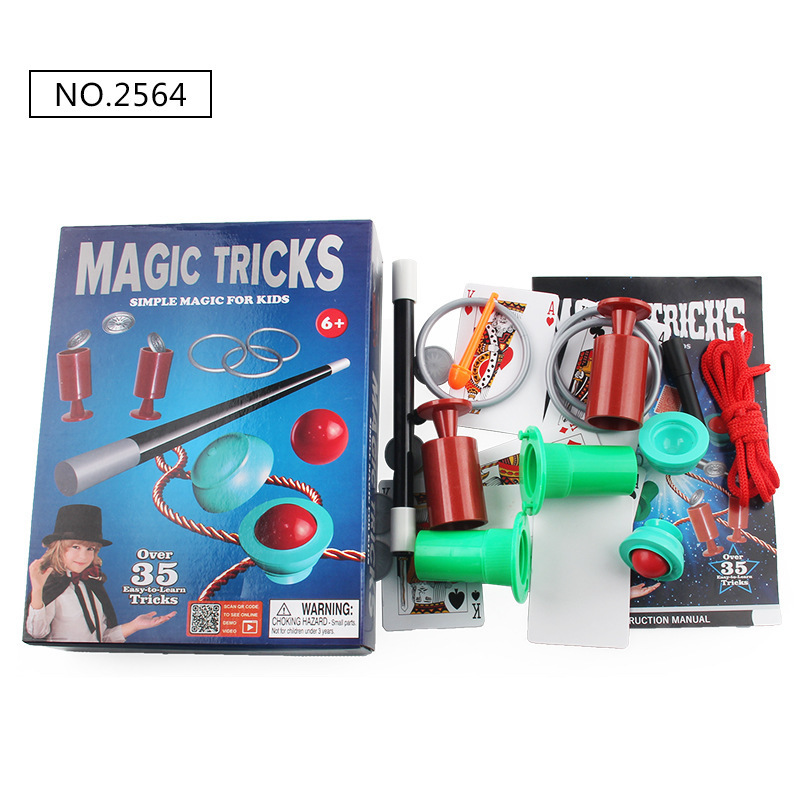 Picture of Cross-border Amazon New Strange Close-up Stage Props Children's Magic Toys Multiplayer Coin Dice Table Game suit