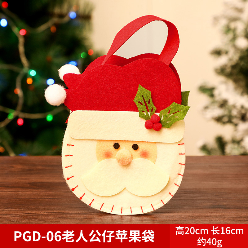 Picture of Christmas Gift Apple Bag Handbag Adult Children Children Christmas Gift Decoration High-end Gift Bag