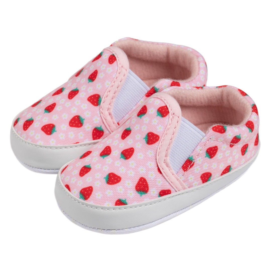 Spring and Autumn new 0-1 years old toddler shoes baby shoes baby shoes non-slip soft bottom loafers slip-on canvas shoes
