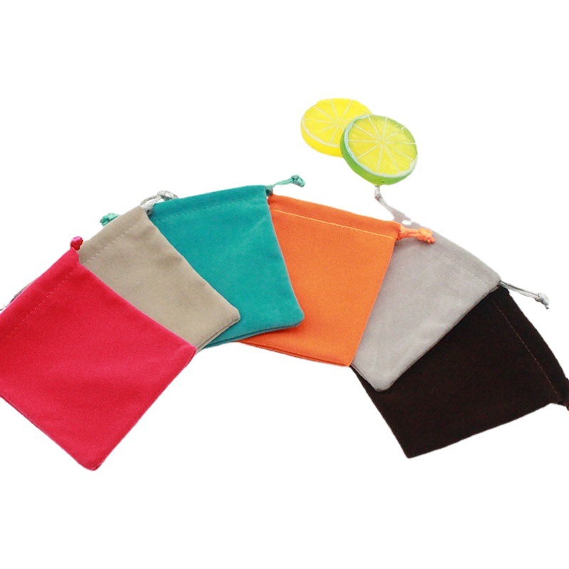 Velvet bag multi-color lipstick headphones jewelry storage bag water Cup Rubik's cube bag manufacturers wholesale
