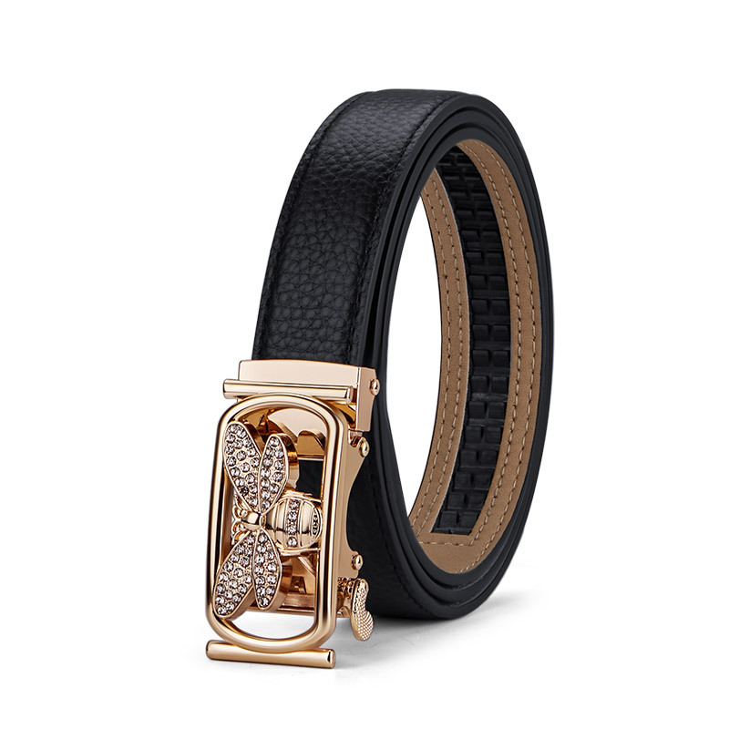 Picture of King Paul leather belt women's high-end sense Joker decoration with jeans pants genuine belt women wholesale