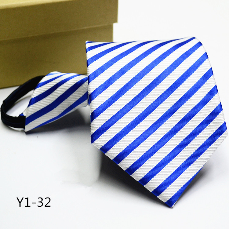 Picture of Men's Easy-To-Pull Casual Zipper Tie New Korean Style Professional Formal Wear Convenient Lazy Tie Ready for Sale