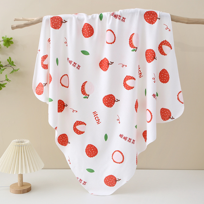 Newborn package delivery room newborn baby skin breathable sweat-absorbent wrap towel spring, summer and autumn anti-startle swaddling towel