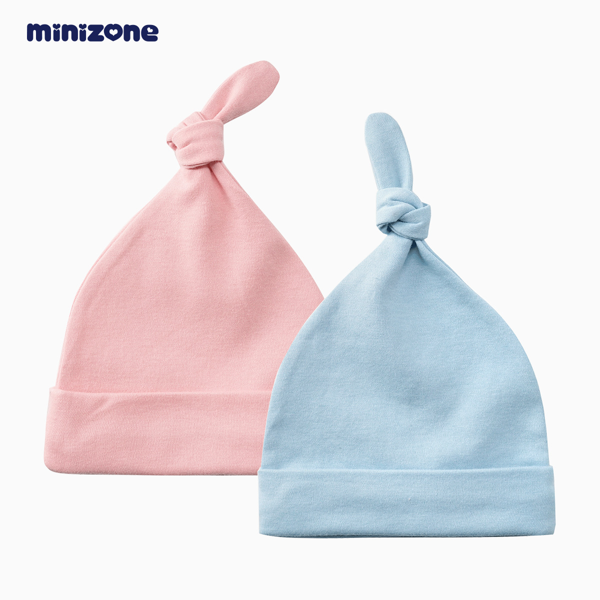 Picture of minizone newborn hat fetal hat baby boys and girls 0-3 months infant hat newborn pullover cap