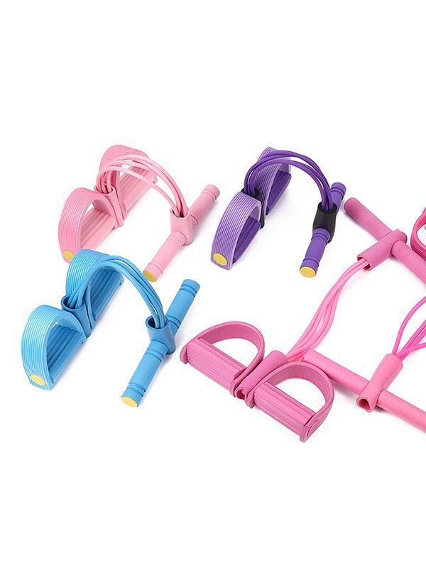 Pedal Tension Artifact with Thin Belly Sit-ups Auxiliary Device for Women's Fitness Equipment Home Xiaoyanfei Stretching Rope