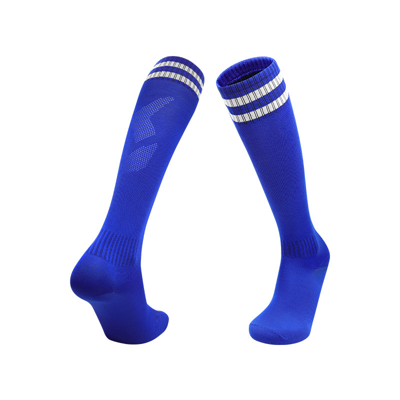 Picture of Autumn and Winter Two-Bar Soccer Socks, Breathable and Sweat-Absorbent, Long Striped Sports Socks, Thin High-Tube Professional Training Socks Wholesale