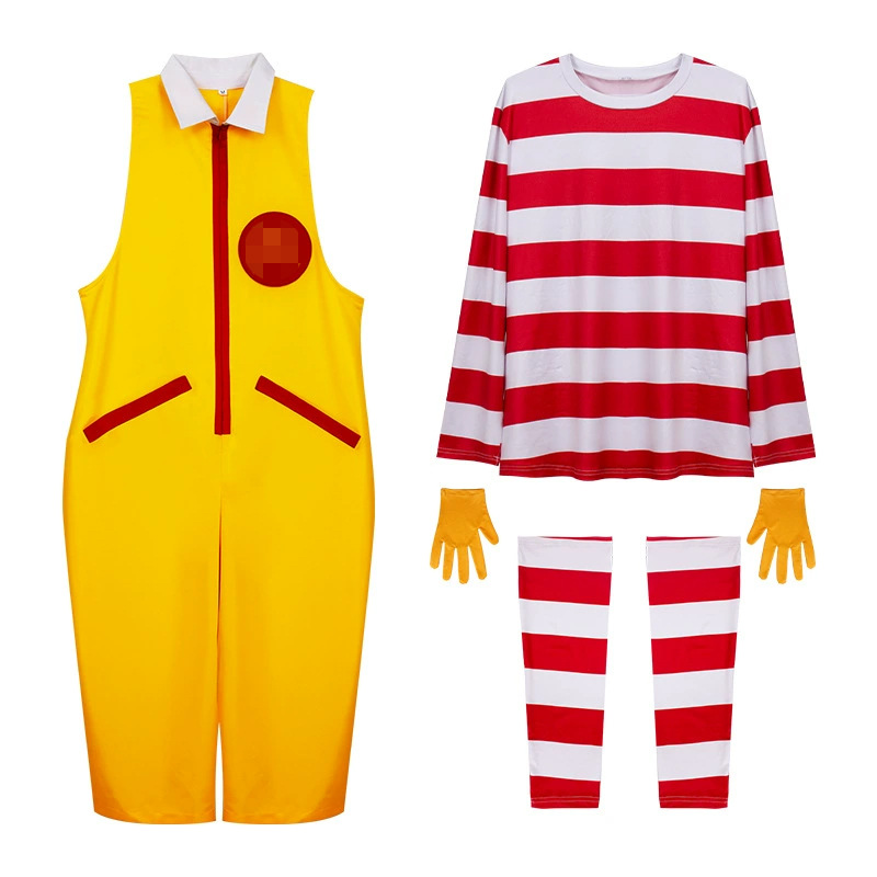 Picture of Christmas Costumes for Kidsren and Adults, Clown Cos Costumes, Welcome Costumes, Clown Character Family Costumes, Stage Performance Costumes