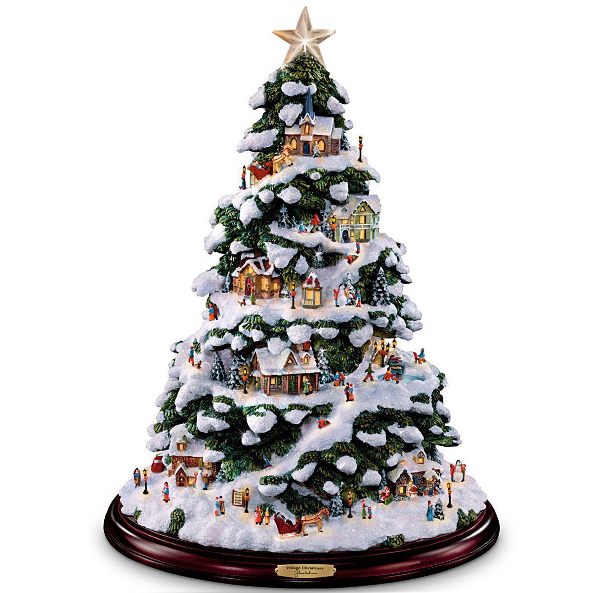 Picture of Cross Border Christmas Tree Crystal Tree Christmas Stickers Decorative Stickers Window Stickers pvc Wall Stickers 20x30cm