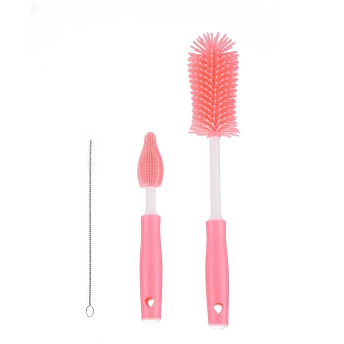 Picture of Liquid silicone bottle brush cleaning cup rotating brush nipple brush three-in-one multifunctional cleaning rinse factory direct sales