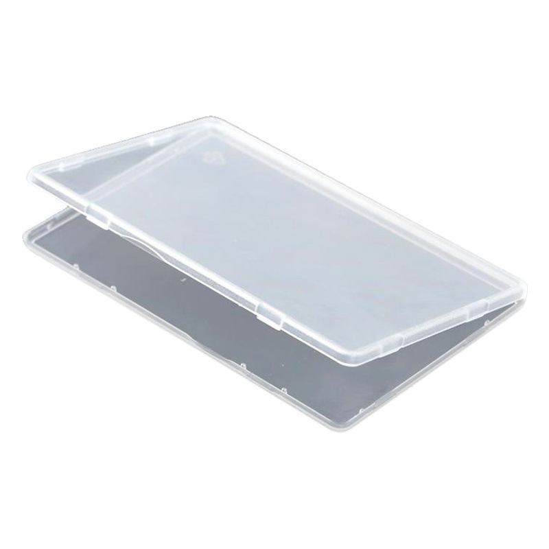 Credit Card Box Protective Cover Rectangular Plastic Box Flat Box PP Packaging Box Thin Flat Plastic Box VIP Card Cover