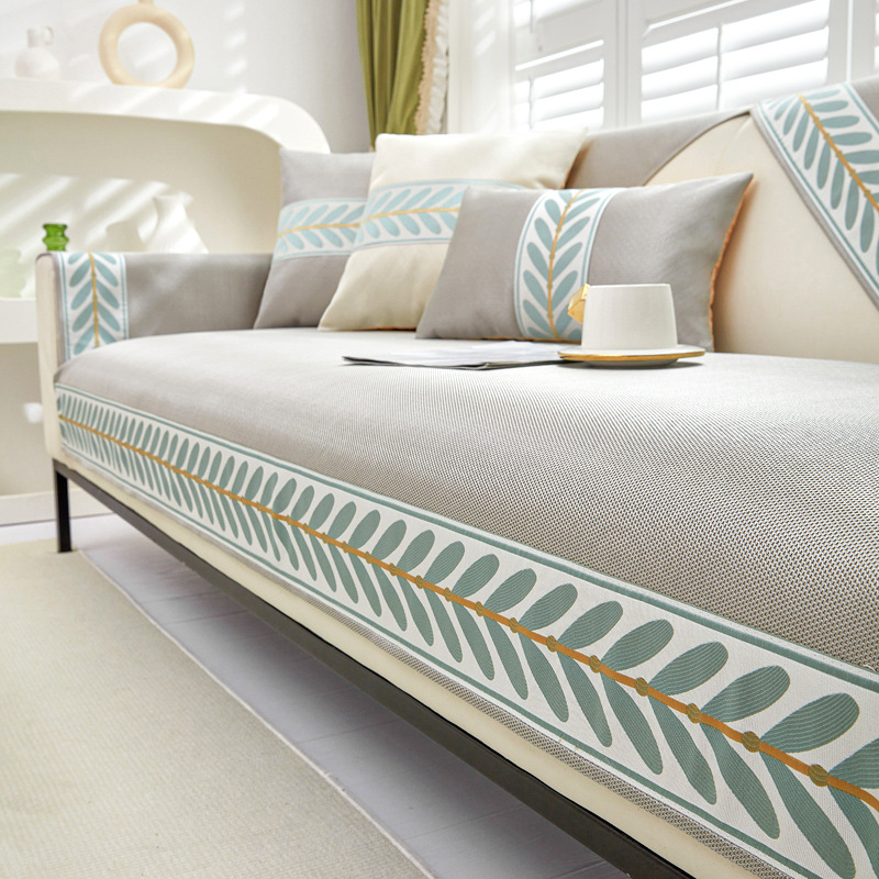 Picture of Ice Silk Sofa Cushion Summer Mat Cushion Non-Slip Leather Sofa Cover New 2025 Cold Cooling Mat Cover Cloth Towel
