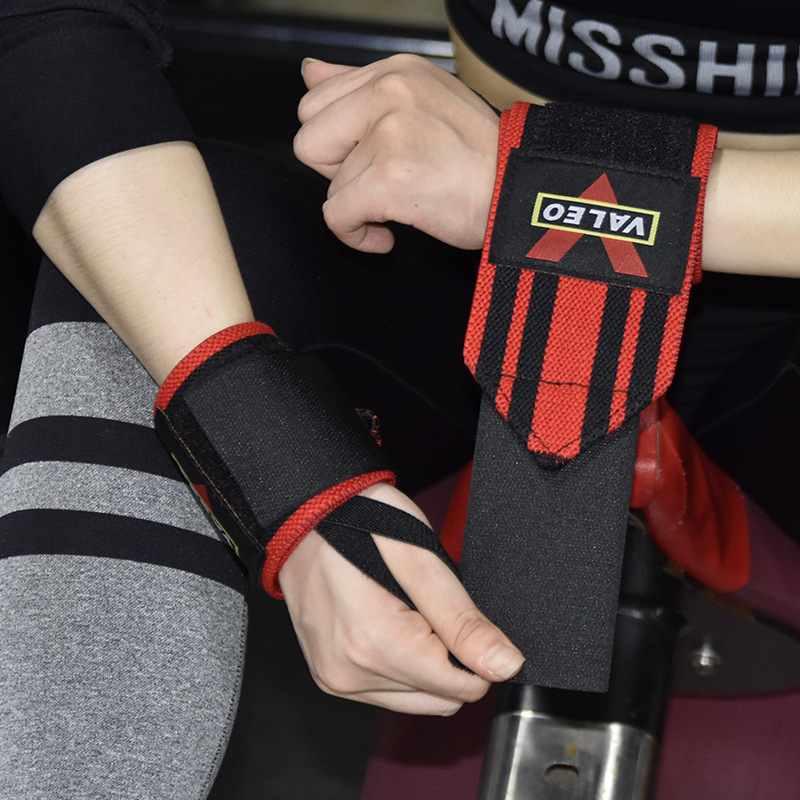 Picture of Sports wristband fitness bench push VALEO sweat absorption pressure fitness weightlifting winding wristband sprain protection wholesale