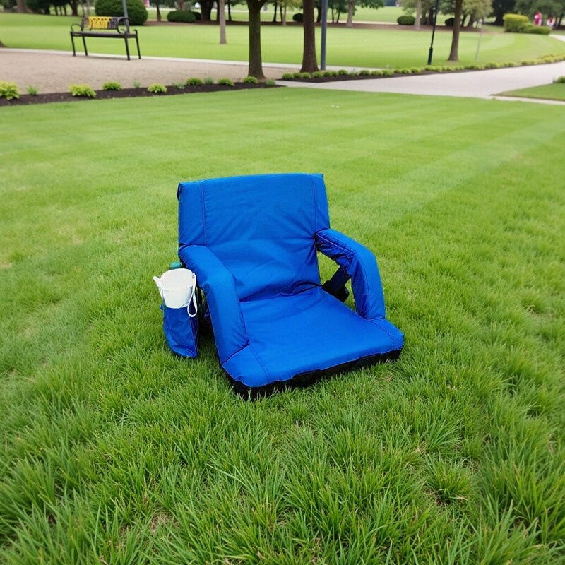 Picture of Cross-border amazon outdoor portable cushion single sofa japanese seat foldable stadium leisure back chair