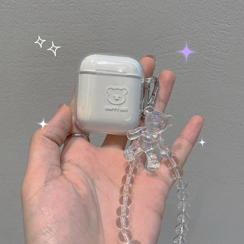 Picture of Glitter Butterfly Printed airpods Pro2 Apple 2 Generation Bluetooth Headphone Case airpods 3 Protective Shell