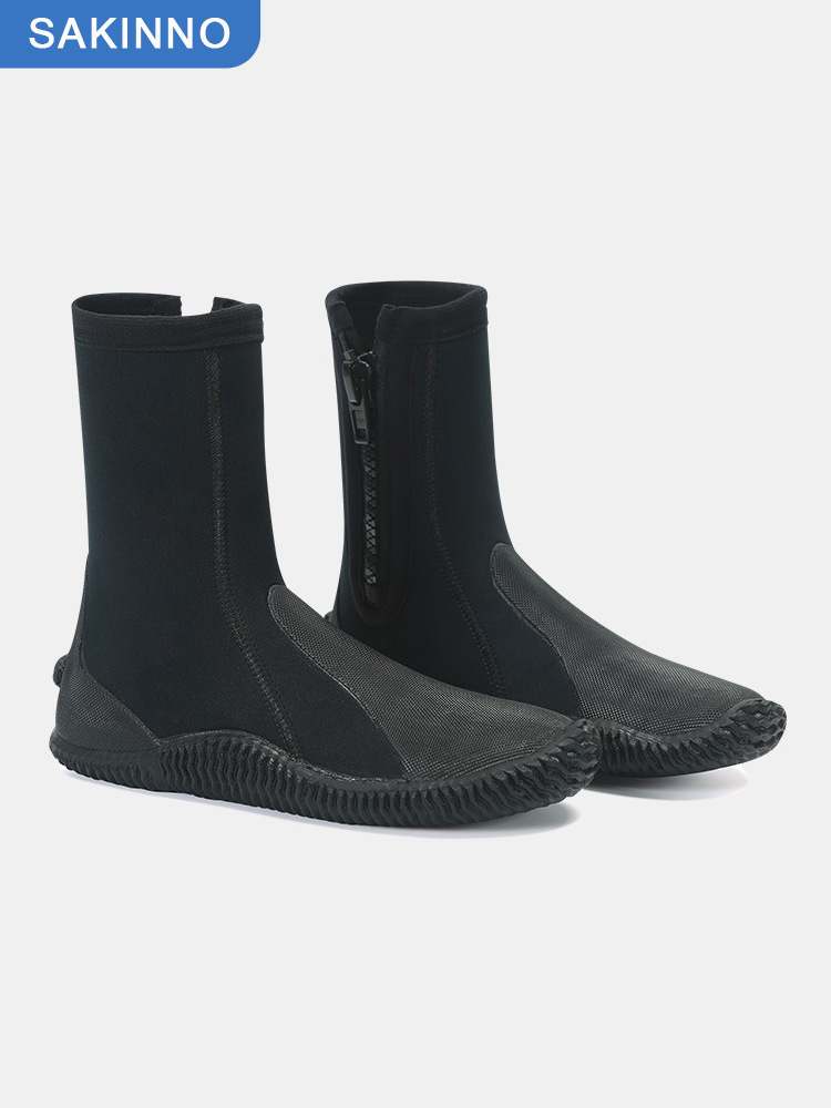 Picture of Diving Shoes 5MM Beach Surfing Tracing Shoes Non-slip Wear-resistant Diving Boots Vulcanizing Shoes Snorkeling Shoes Rescue Flood-fighting Shoes