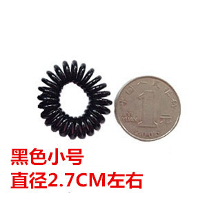 Picture of Candy Color Bold Bracelet Telephone Line Hair Ring Extra Large Rubber Band South Korea Headwear Hair Accessories Headband Spring Ring