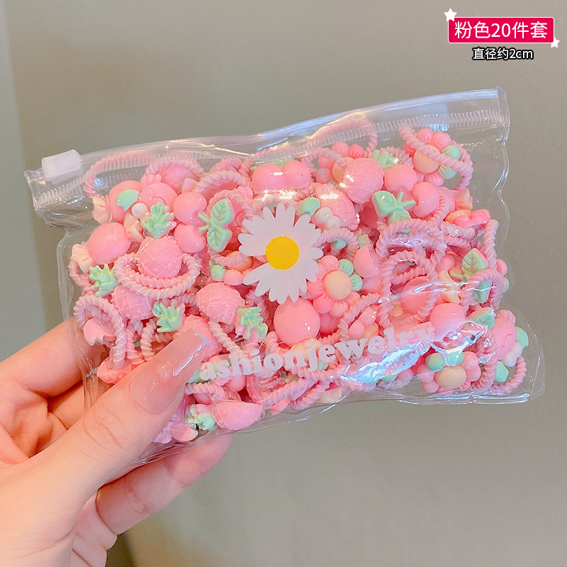 Picture of Children's rubber band does not hurt hair, good elasticity, Girl's rubber band, baby's hair rope, small size tie hair, hair ring, hair accessories
