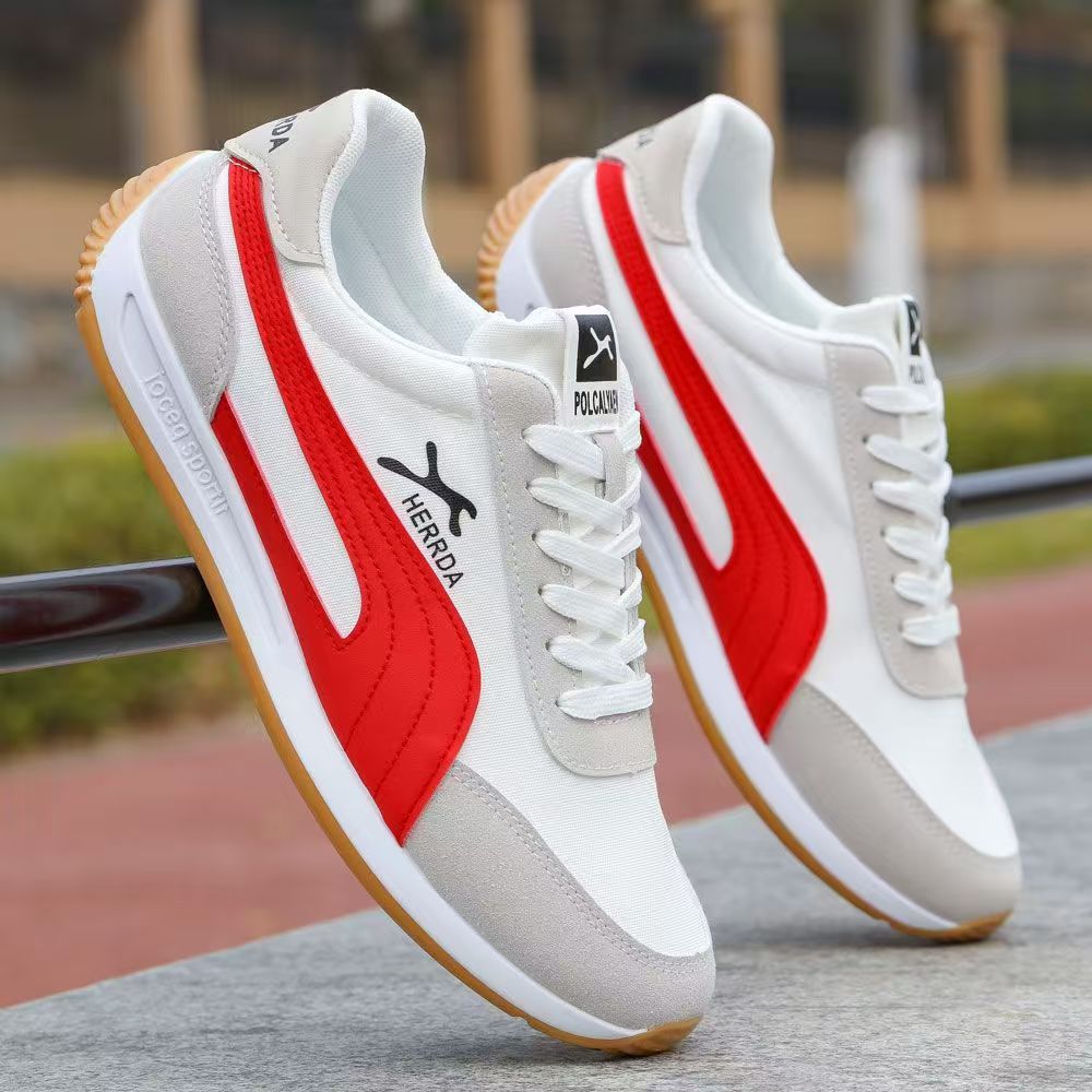 Men's Shoes 2025 Spring New Canvas Shoes Breathable Casual Sports Shoes Fashion Trend Easiest for Match Low-Top Forrest Gump Shoes