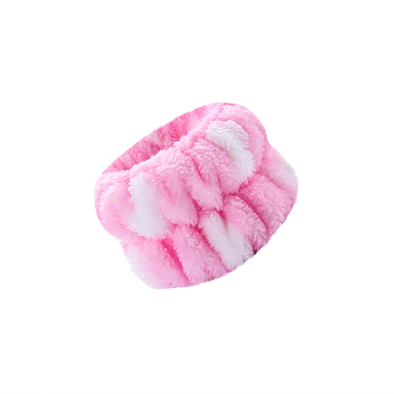 Picture of Cross-border plush face-washing wrist strap moisture-proof cuff women's waterproof wristband sports bracelet Europe and the United States solid color hair band wholesale