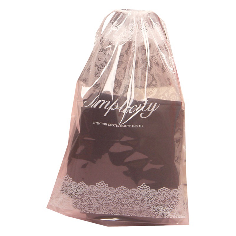 Spring and Autumn Leggings Packaging Bag Velvet Pantyhose Bag Towel Underwear Socks Transparent Bag Bra Tube Wash Bag