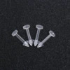 Picture of Acrylic lip nail human body perforated transparent eyebrow nail jewelry lip decoration flat bottom lip nail e-commerce nose nail wholesale