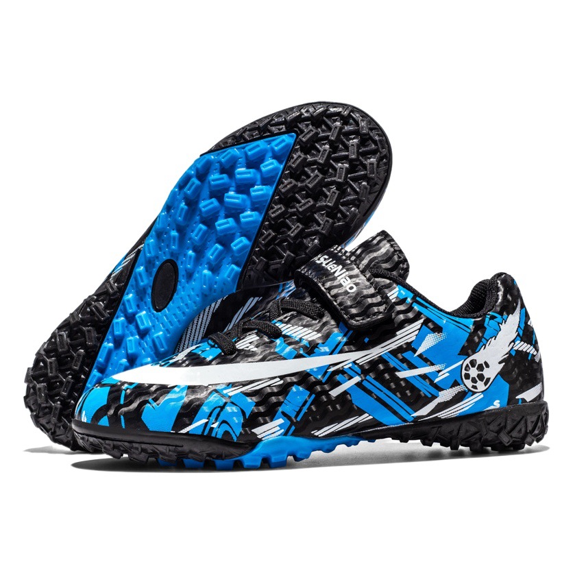 Cross-border genuine goods children football shoes boys and girls students grass training broken nail shoes TF professional football shoes wholesale