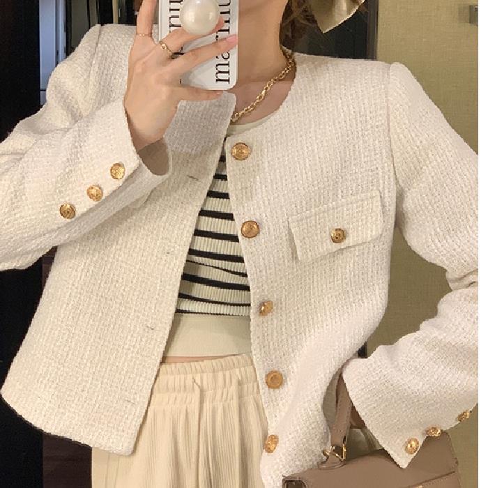 Picture of Cross-border Thickened Short Chanel Style Coat Women's New French High-end Sense Frying Street Elegant All-match Top Trendy