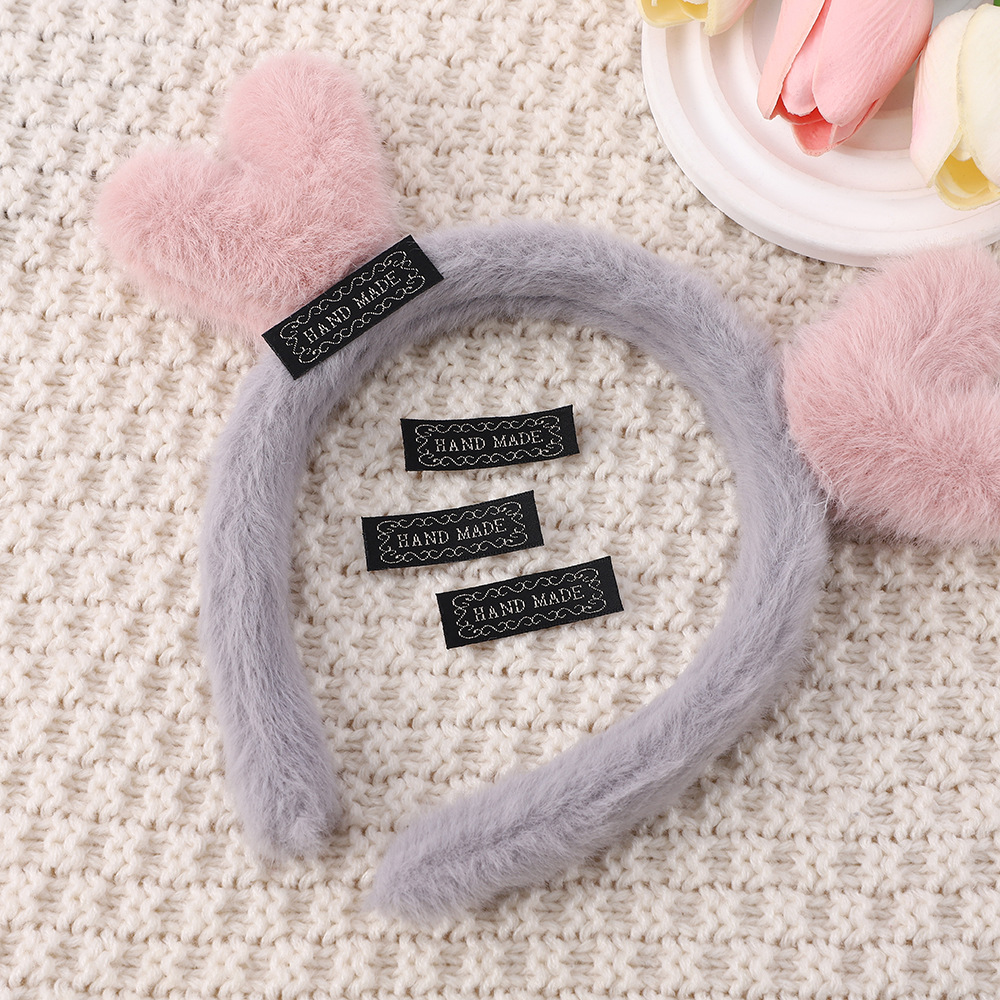 Picture of In stock HANDMADE woven buckle hair band special decoration Korean universal HANDMADE English DIY embroidery label