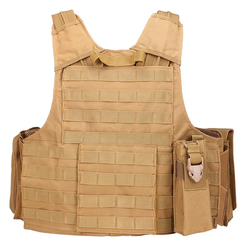 Spot Wholesale Vest Blackhawk Protective Vest Real Person Cs Training Equipment Eight-Piece Vest Set