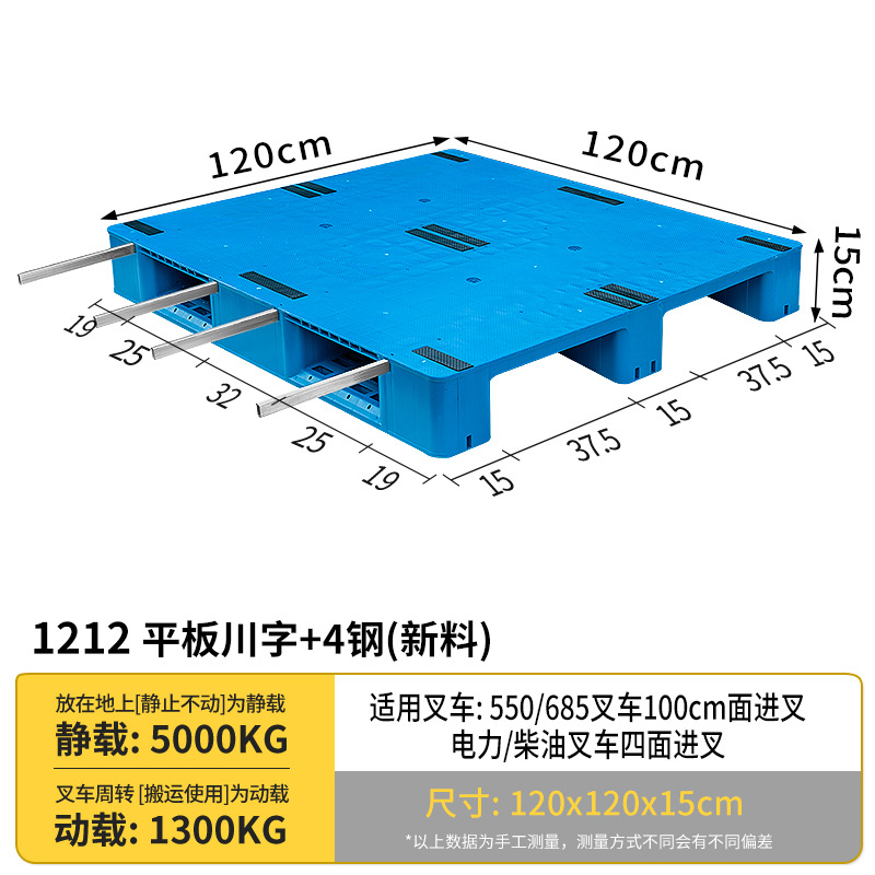 Picture of Industrial Plastic Pallet Forklift Warehouse Stereo Library Logistics Cargo Pallet Plastic Pallet Platform Flat Sichuan Characters