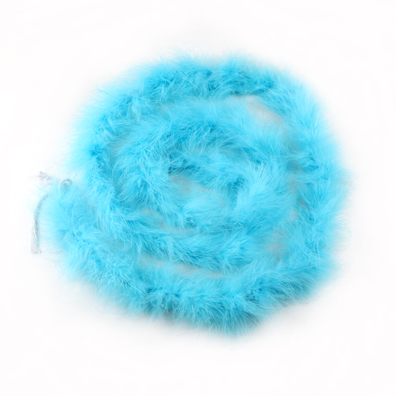 Picture of Tops wholesale Turkey plush plush feather diy1 2 M 16G performance stage decoration feather strip
