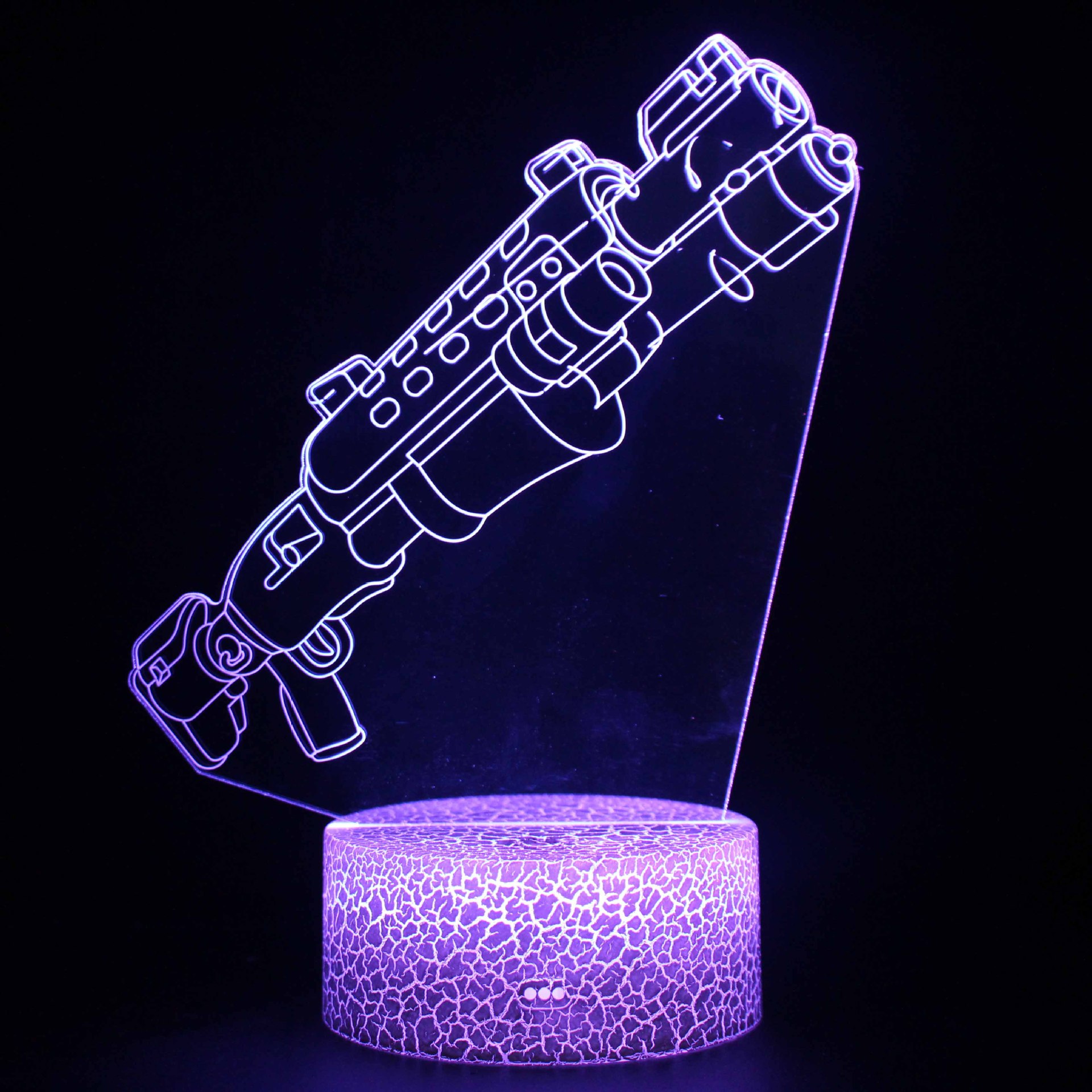 Picture of Kaixing Cross-border Exclusive Fortress Night Game Series 3D Nightlight LED Colorful Touch Remote Control Creative Table Lamp