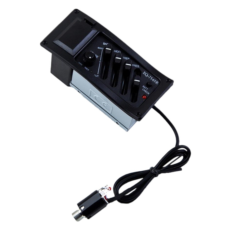 Guitar Four-Segment Equalizer EQ-7454 Pickup Classical Acoustic Acoustic Guitar Modified Guitar Pickup Wholesale