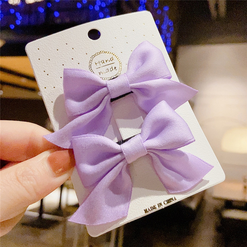 Picture of Children's Hairpin Headdress Little Girl Head Flower Cute Wig Braid Performance Bow Hairpin New Year's Eve Hair Accessories