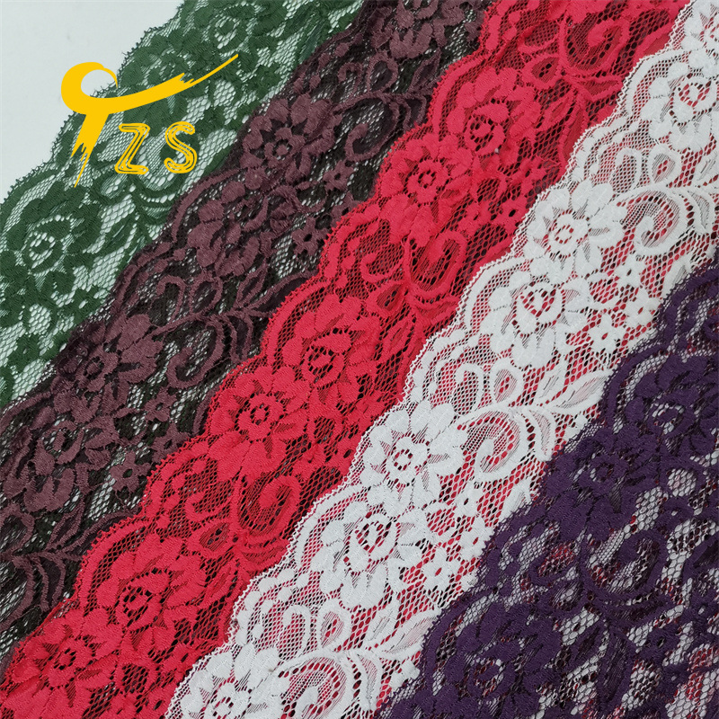 Spot 30cm hollow elastic lace bar code underwear bottoming shirt lace summer clothing fabric fabric