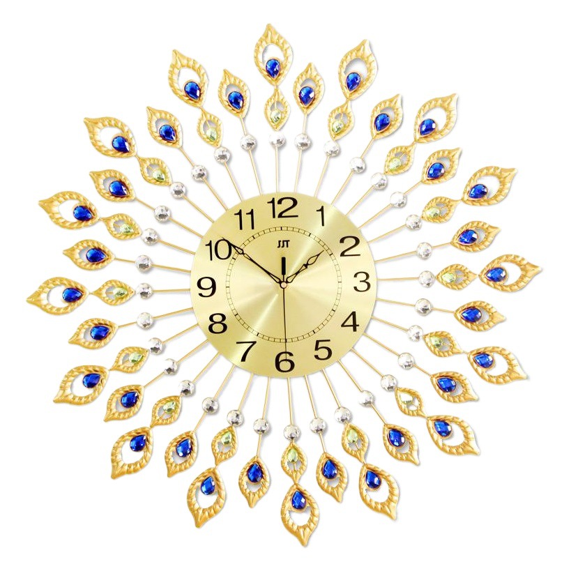 Popular Light Luxury Clock Living Room Wall Clock Iron Art Creative Decorative Clock Fashion Electronic Alarm Clock Quartz Clock Wholesale