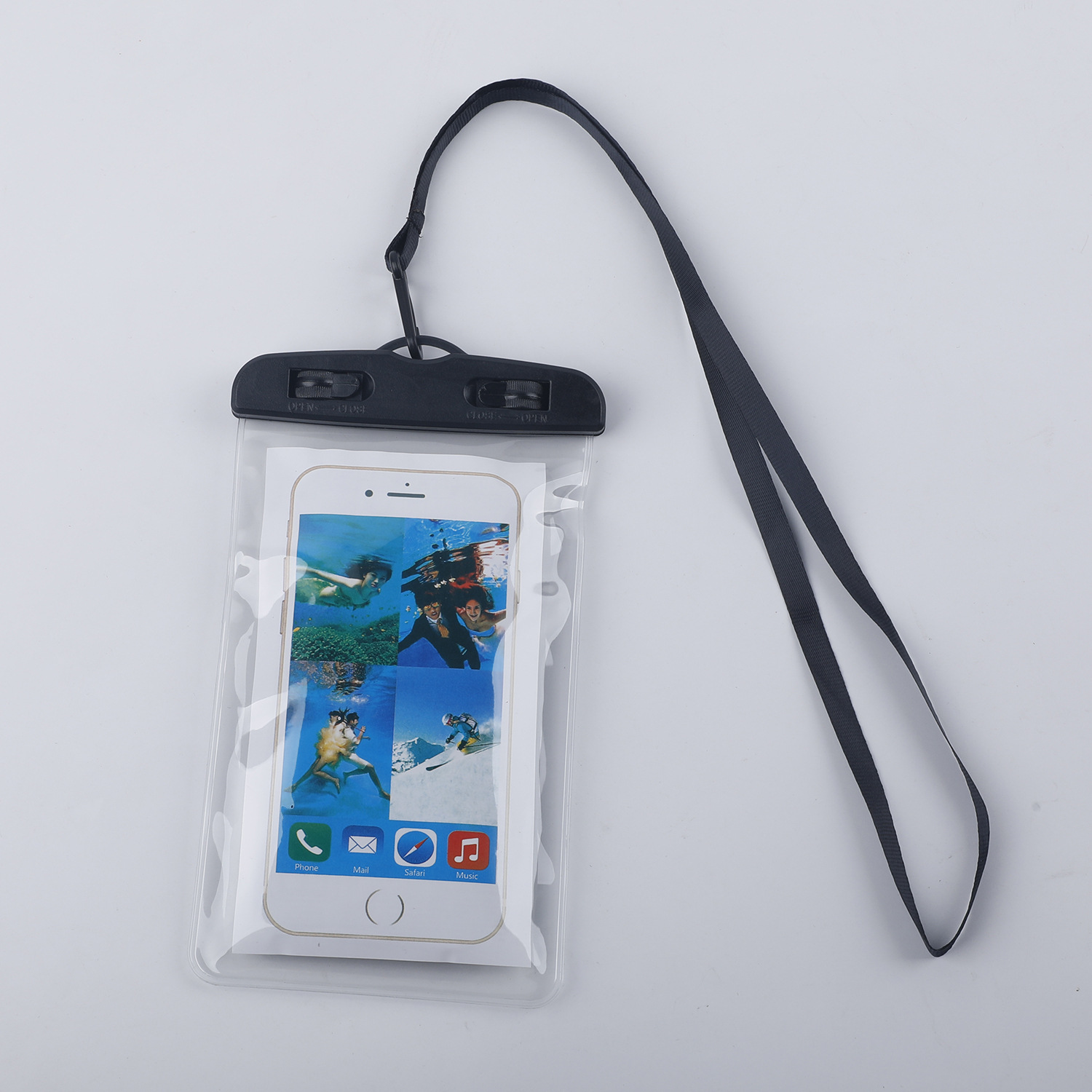 Transparent mobile phone waterproof bag floating bag all kinds of mobile phone universal waterproof bag can be photographed can touch the film in stock wholesale
