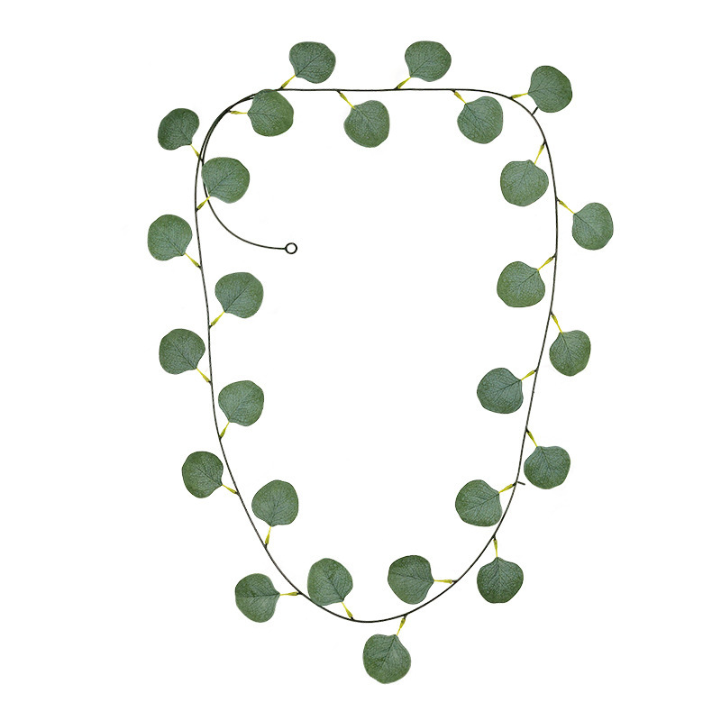 Simulation plant green plant eucalyptus leaves rattan birthday wedding dress photography props shopping mall beauty Chen