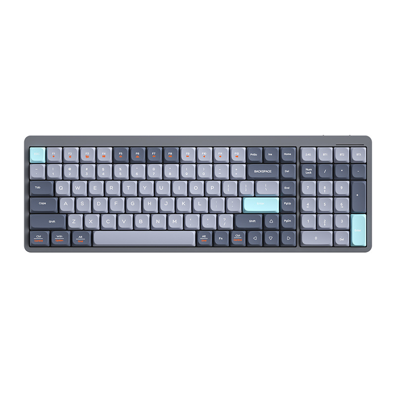 Picture of 105-Key Girls' High-Looking Wireless Mechanical Keyboard with Good Words, Short-Axis Bluetooth Computer Keyboard for Office Use