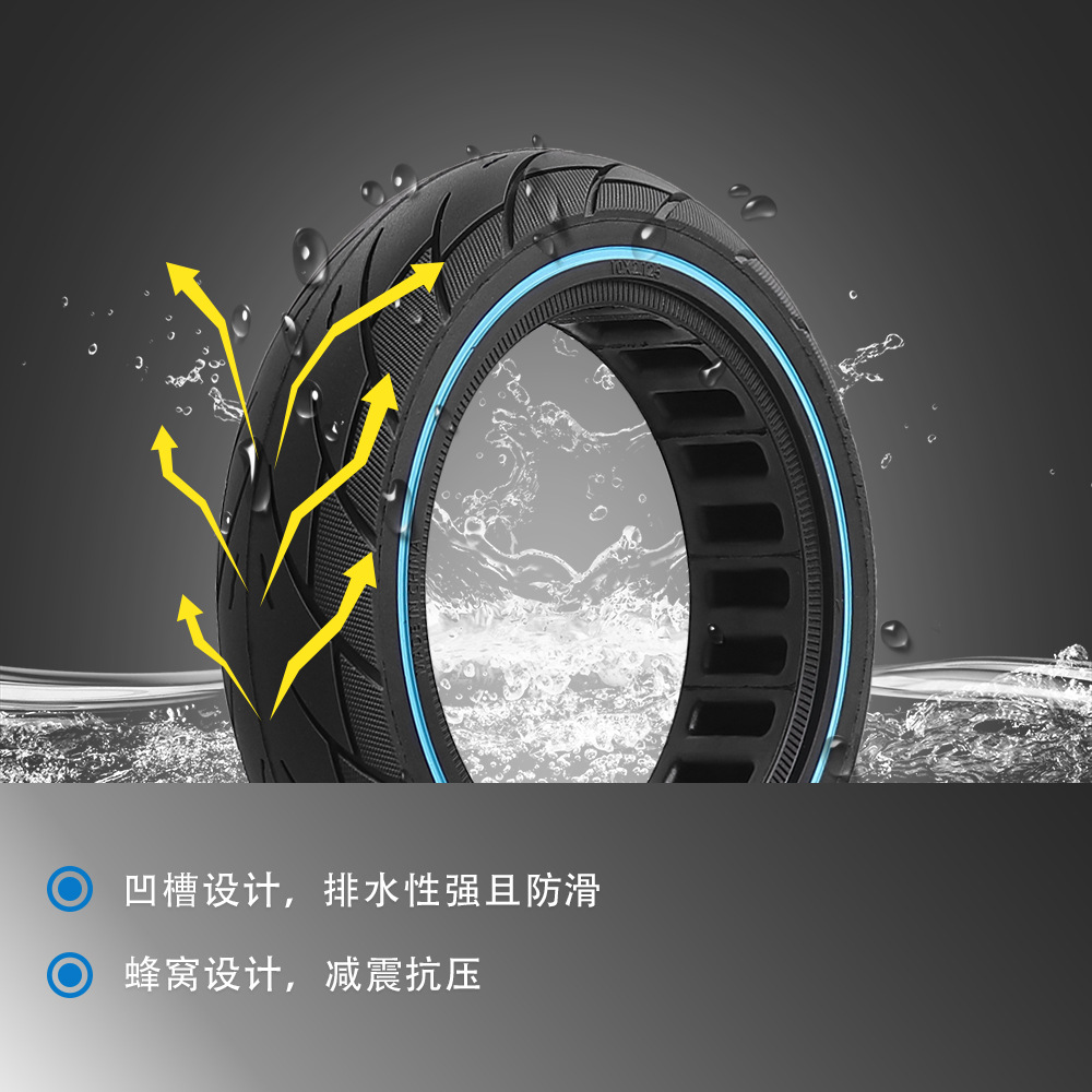 Picture of Nuenbo 10*2.125 Solid Tire 10inch Inflatable-Free Suitable for F20/F25/F30/F40 Scooter