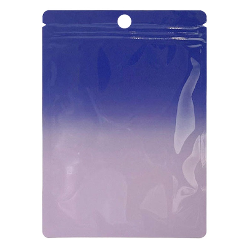 Gradient Yin and Yang Laser Window Self-sealing Bag Gradient Color Aluminum Foil Bone Bag Digital Accessories Jewelry Cosmetic Bag