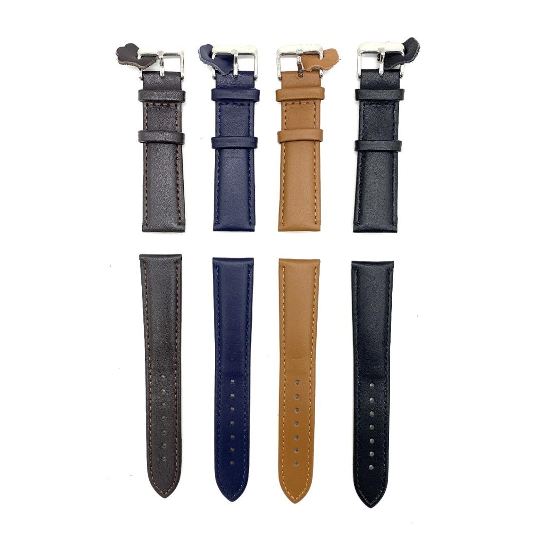 Picture of Watch Strap Genuine Leather Watch Strap Waterproof Steel Buckle Ready-Made Leather Watch Strap Solid Business Fashion