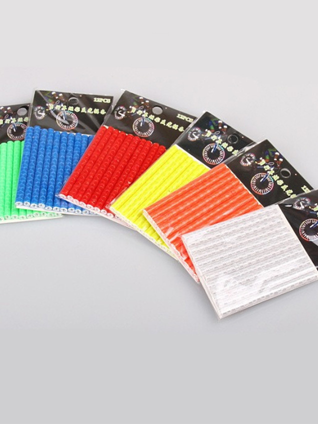 Reflective Strips for Fixed Gear Bike Spokes, Bicycle Windfire Wheel Reflective Strips, Mountain Bike Steel Rim Reflective Warning Strips