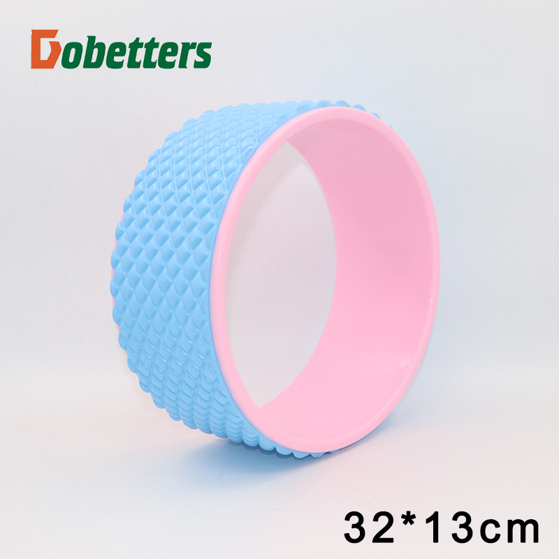 Picture of 32*14cm auxiliary wheel yogawheel pregnant women parent-child yoga wheel fitness equipment yoga fitness abdominal wheel