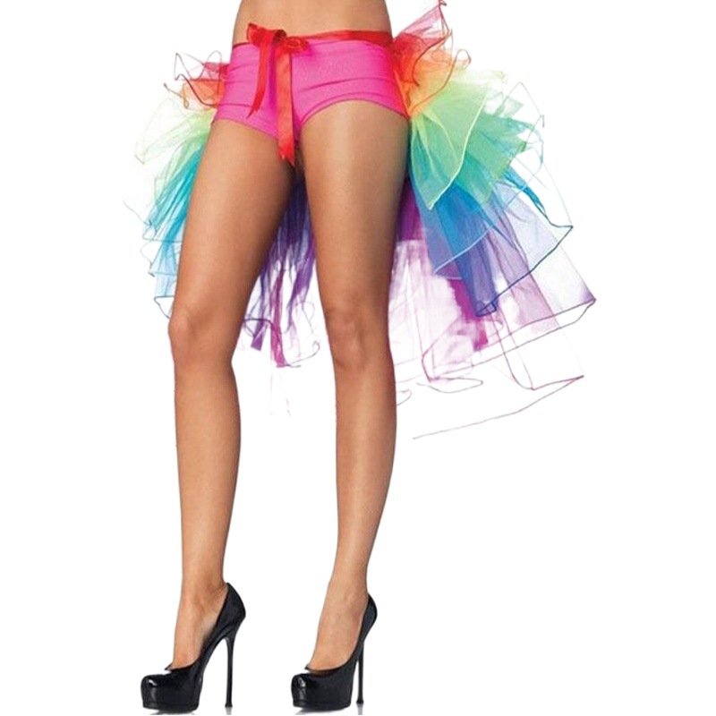 Foreign trade explosions sexy sexy colorful skirt puffy skirt fun skirt night stage performance skirt support